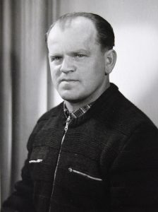 Otto Schüßler als LKW-Fahrer